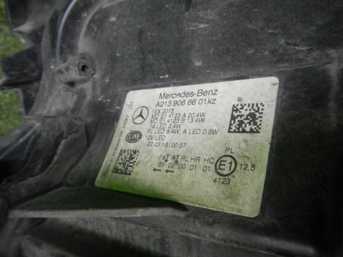Фара правая Mercedes E W213 (2016-2021) LED