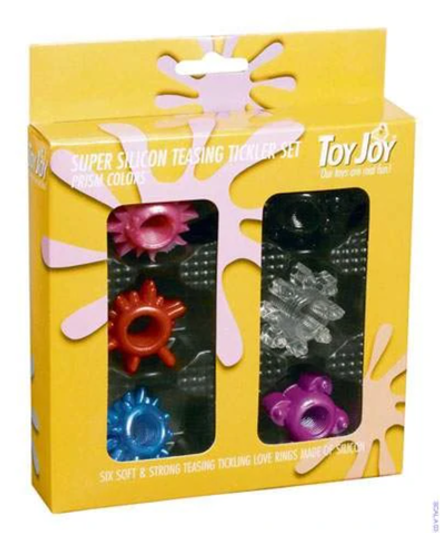 Набор колец ToyJoy, силикон, 2 шт., синий