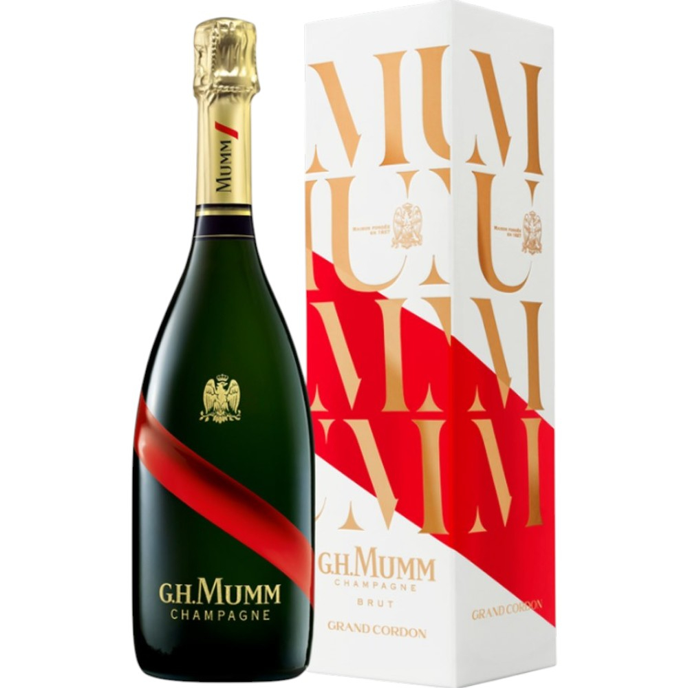 Шампанское Mumm Grand Cordon Brut 0,75 л. В подарочной коробке