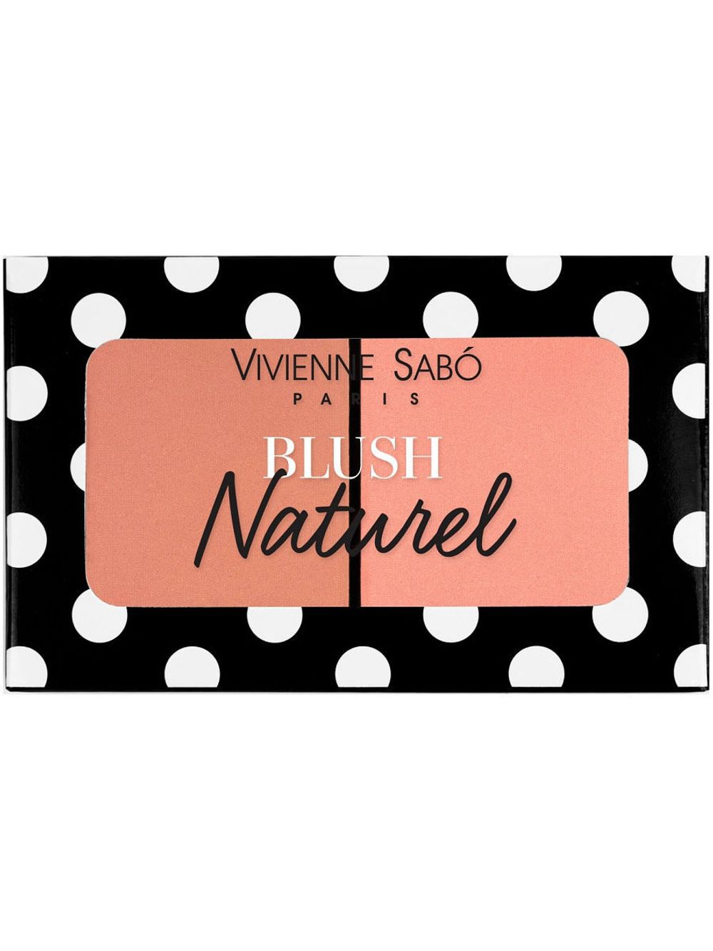 Румяна двойные VIVIENNE SABO Blush Naturel - 02 персик