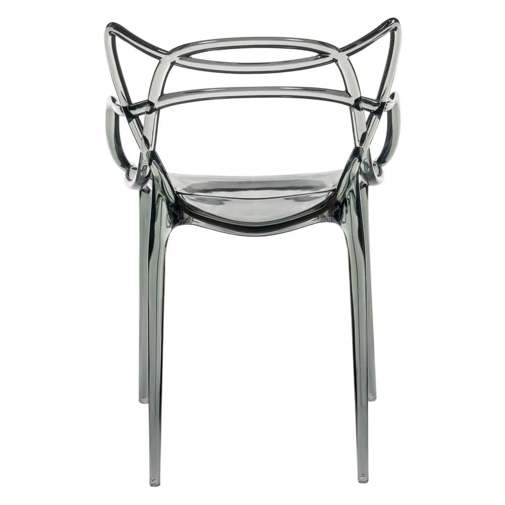 Стул Masters прозрачный серый