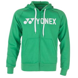 Мужская теннисная кофта Yonex Men's Full Zip Hoodie LOGO - flesh green