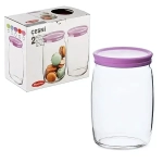 Банка CESNI 2 шт. 1100 мл с сиреневыми пласт.крышками