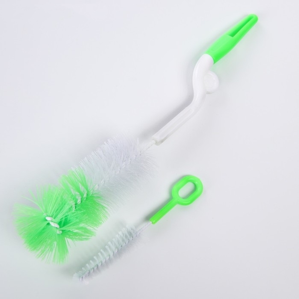 4601176 Набор ёршиков по уходу за детскими бутылочками и сосками, цвет МИКС