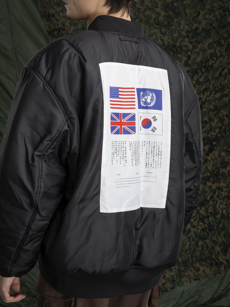 Бомбер Alpha Industries MA-1 Blood Chit Gen ll Черный