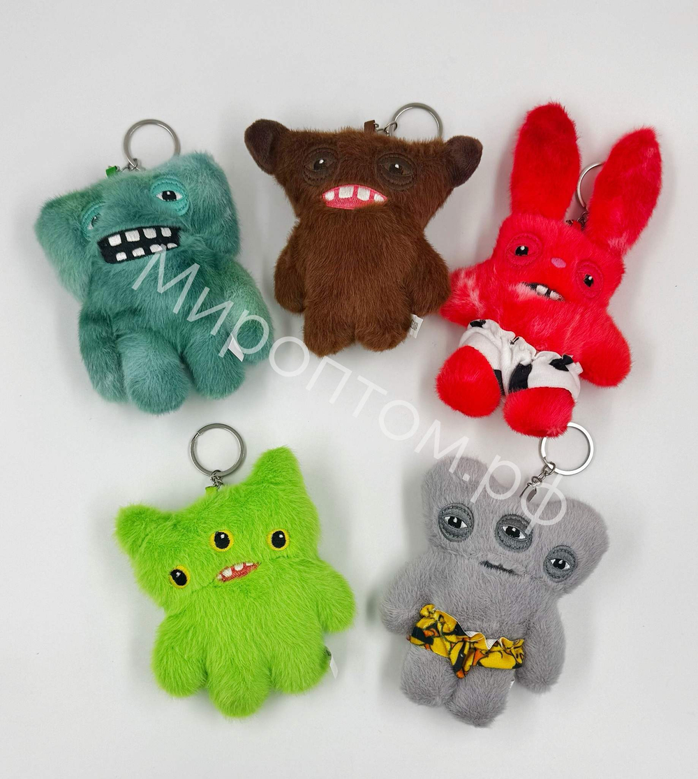Мягкие брелоки монстры Фаглерс (Fuglers) оптом
