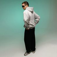Худи UNIFORM Thermo Minilogo, серый/белый