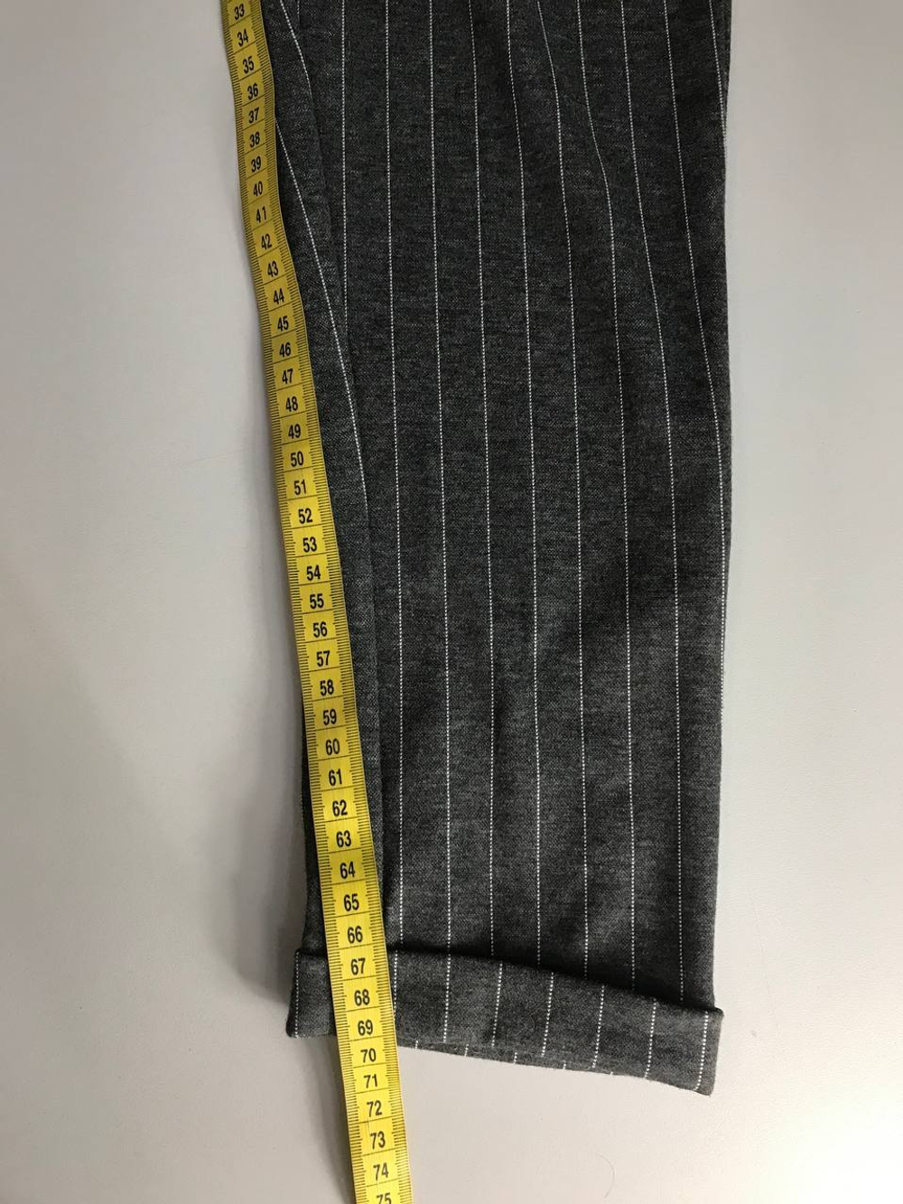 Брюки Твое в полоску, маркировка S, визуально 44 размер