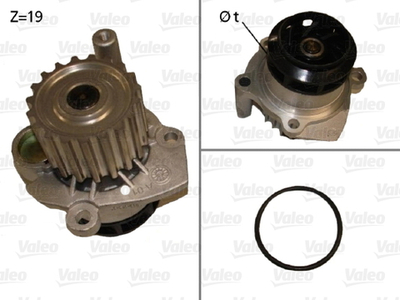 VALEO - 506700-VAL - Water Pump, engine cooling