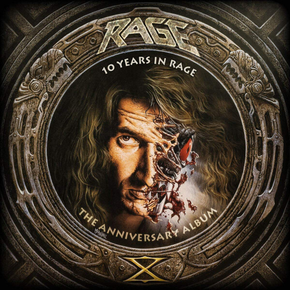 RAGE - 10 Years In Rage (2CD), музыкальный компакт-диск, Германия