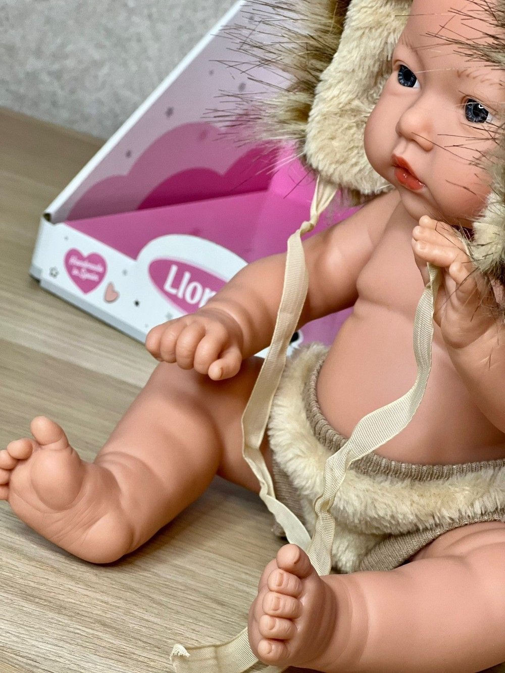 Кукла Llorens виниловая 30см Mini Baby Lion (63201)