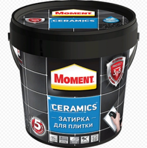 Затирка белая Момент Ceramics Henkel, 1кг, 47672