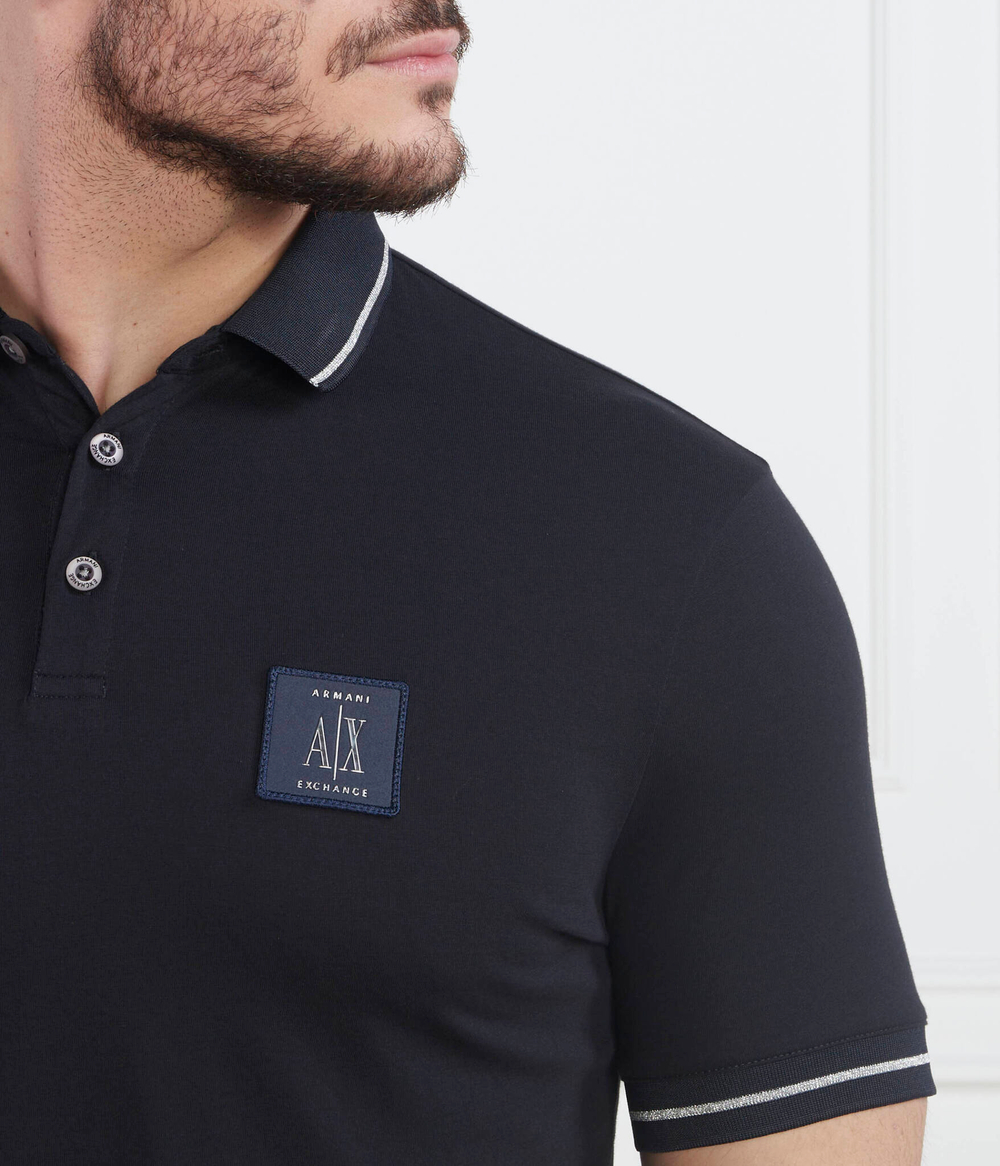 поло Armani Exchange - темно-синий(8NZFPQ ZJH4Z)