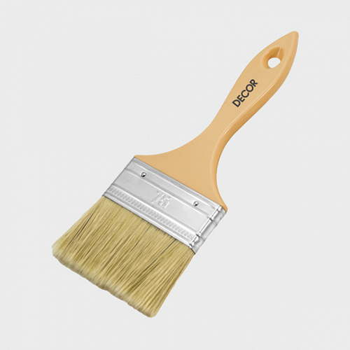 Кисть плоская "Суббота" 3 пласт ручка