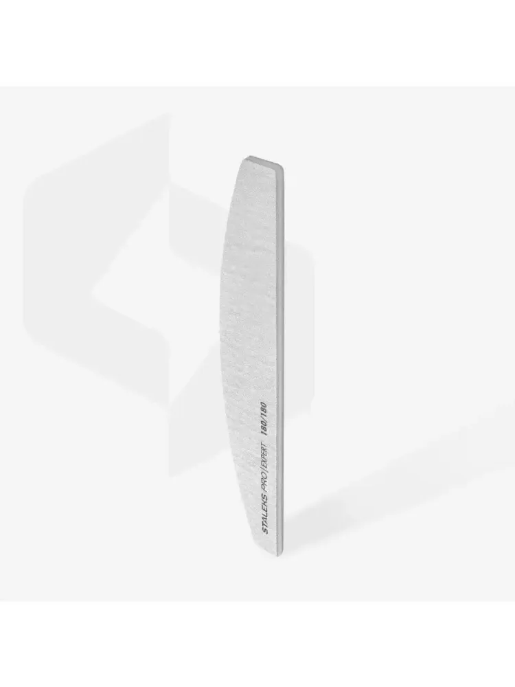 Пилка полумесяц минеральная для ногтей EXPERT 180/180 грит