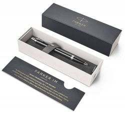 Шариковая ручка Parker IM Core K321 Black CT Mblue (1931665)