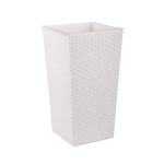 Кашпо напол. Ротанг со вставкой (285х515мм) (белый) (комплект 5 шт)