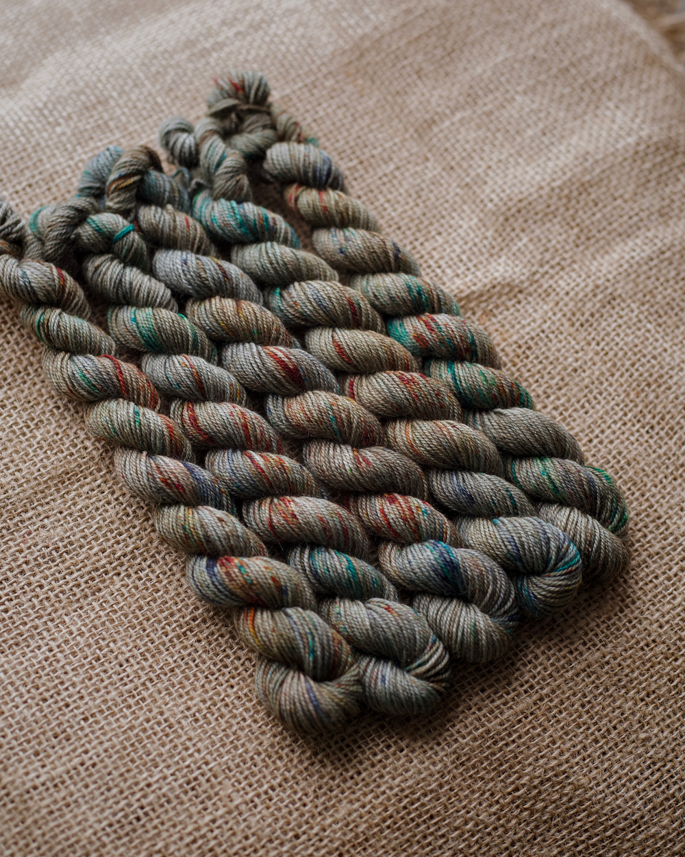 Носочная пряжа с пухом яка "Горная деревня" (мини)