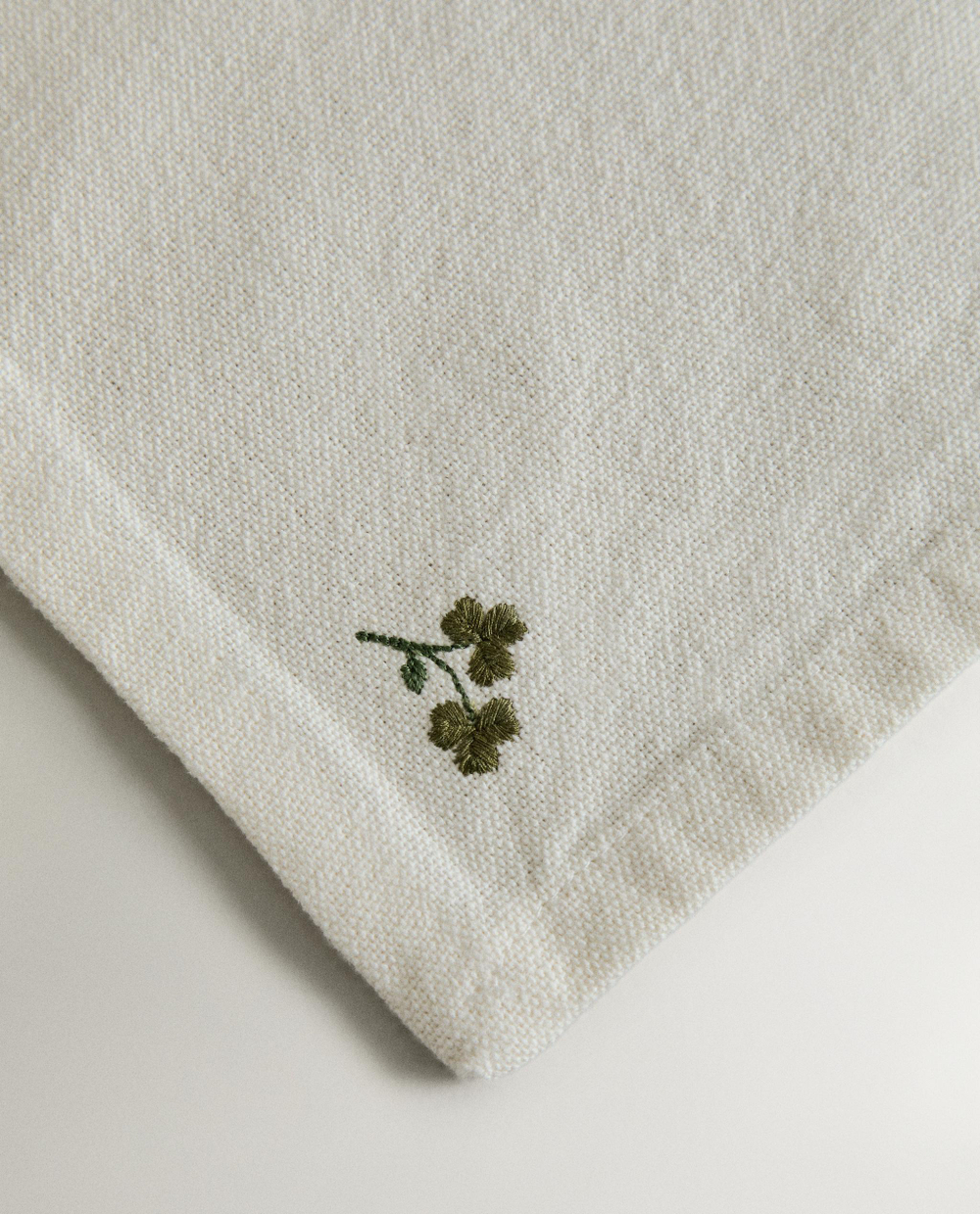 Zara Home столовая салфетка из хлопка, вышивка, 45 45 см (комплект 2 шт.)