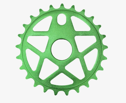 enЗвезда передняя Kenli 1/2"x1/8" 25T алюм., зеленая KL-C215-25-Green KL-C215-25-Green