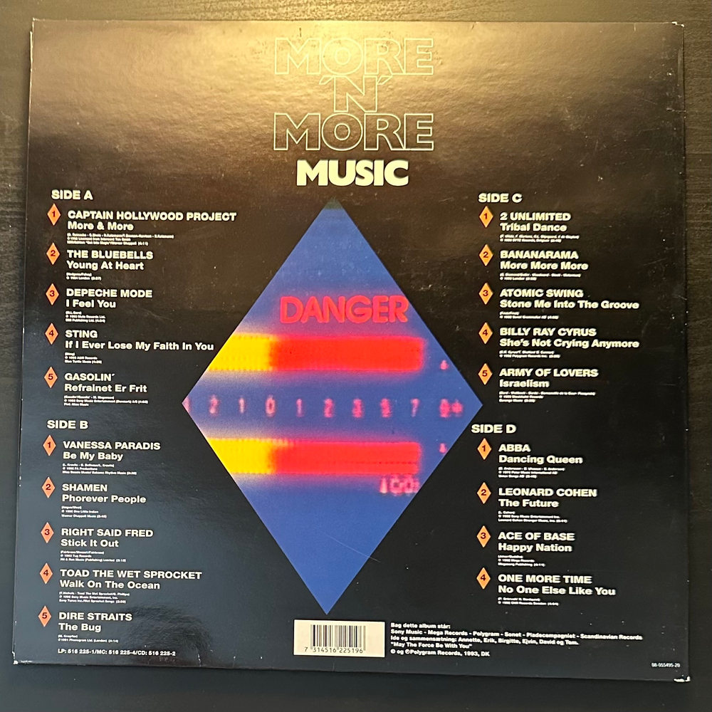 Сборник More'N'More Music 2LP (Голландия 1993г.)