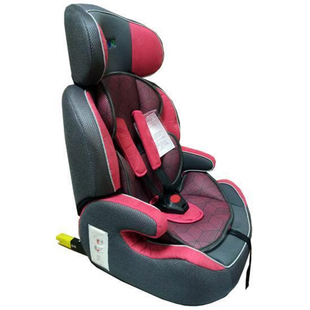 Автокресло Kenga группа: 1/2/3 (9 мес.-12 лет) c ISOFIX (Черный/красный)