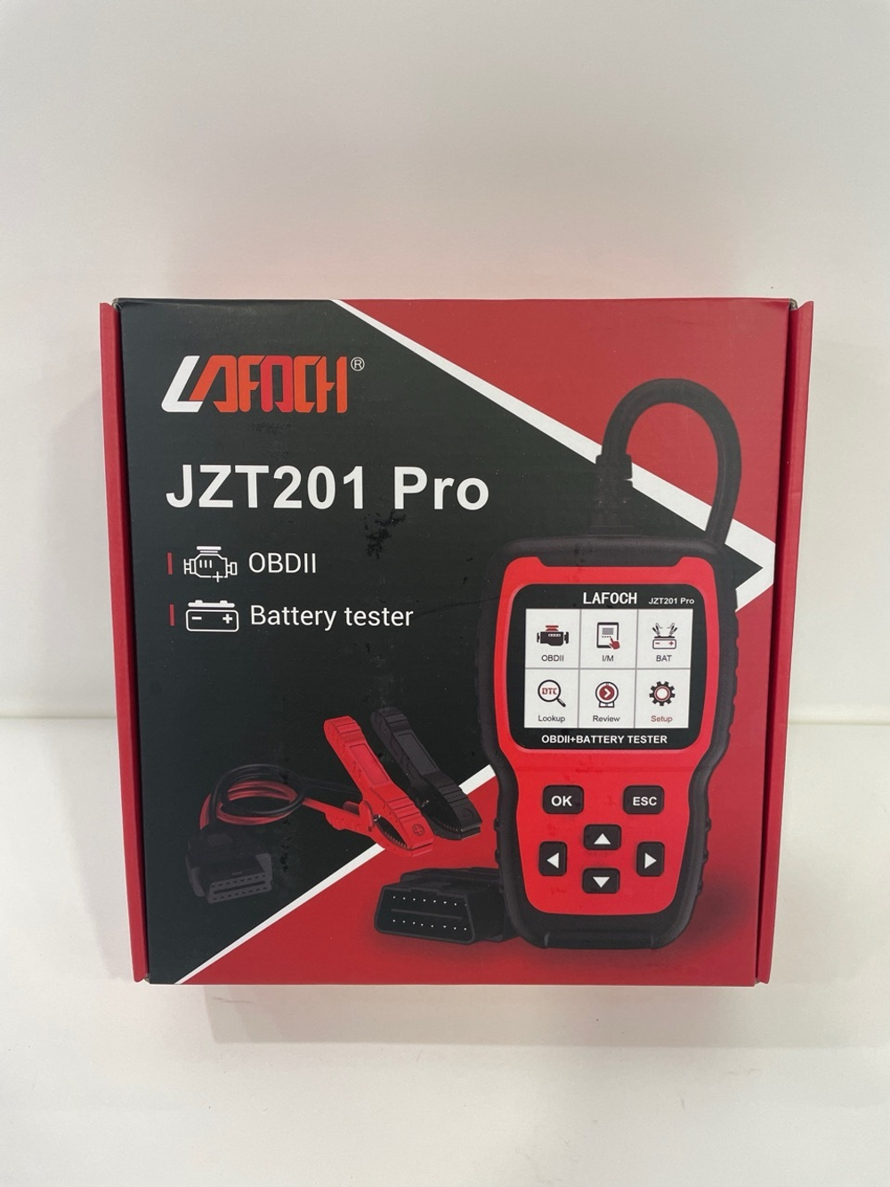 JZT201 Pro сканер / Профессиональный Автосканер OBD2+Тестер АКБ LAFOCH JZT201PRO