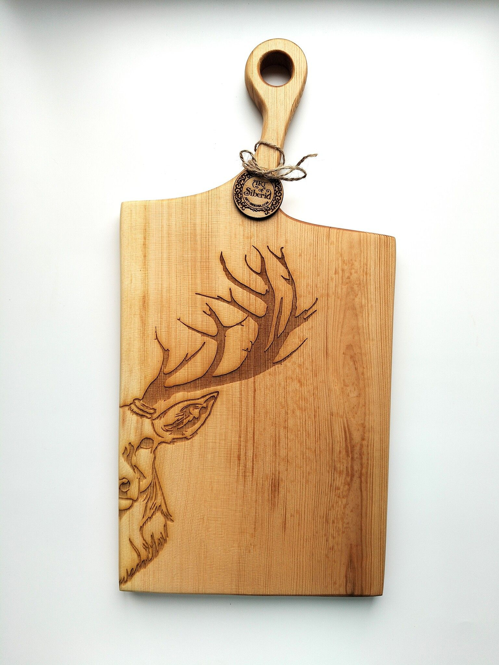 Разделочная доска из спила Сибирского кедра