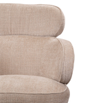 Кресло KING кремовый, шенилл