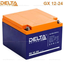 Аккумуляторная батарея Delta GX 12-24 (12V / 24Ah)