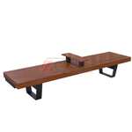 Лавка Rail Road 02 продольная с подлокотником