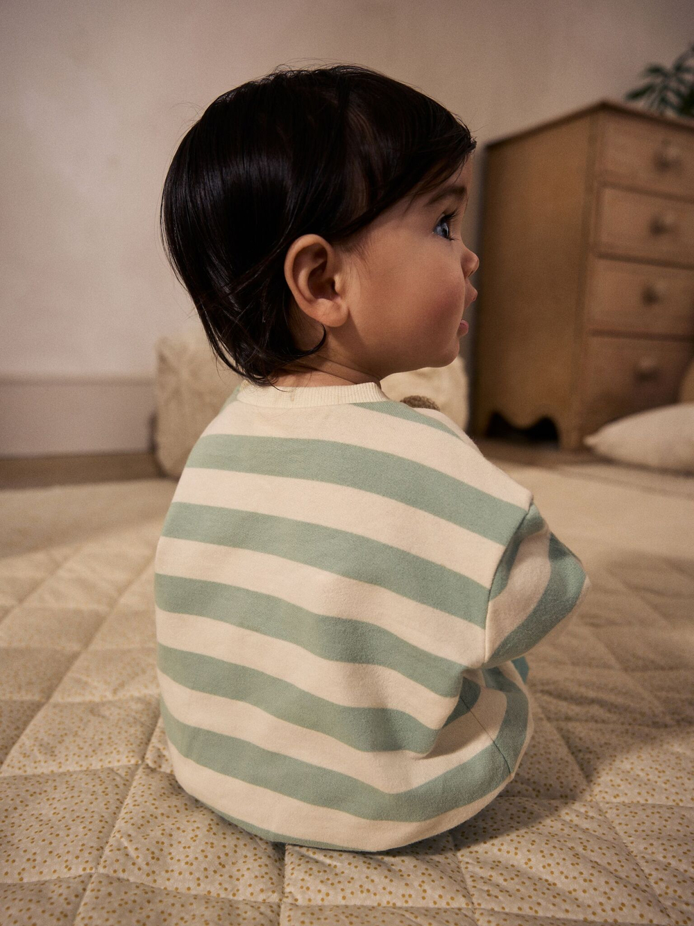 Толстовка и легинсы в комплекте для малышей Next E66-471, Голубой, Бежевый