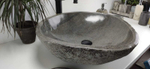 Раковина из речного камня RS6849 (60*52*15)