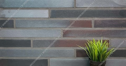 King Klinker - Obsidian shadow, LF18, 490х52х14 - Клинкерная плитка для фасада и внутренней отделки