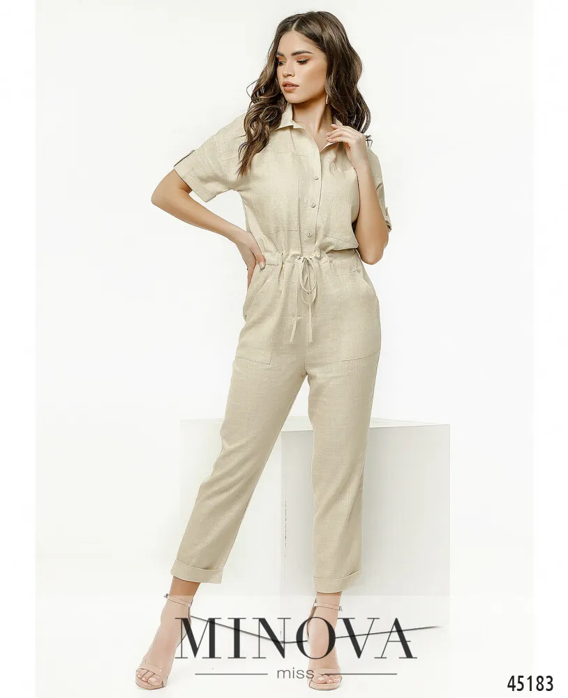 Комбинезон 2176-бежевый Minova