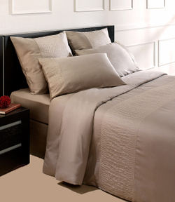 Элитное постельное белье Крокодил мокко от Bovi Португалия