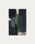 Nemsa абстрактный холст в сине-зеленых тонах, 90 x 60 см