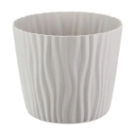 Кашпо ВОЛНА D160мм 2л с вкладышем Кремовый