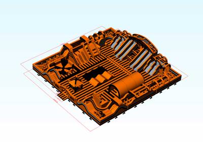 Коммерческий надувной парк «Техноленд», 33*31.5*8 м