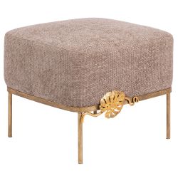 Банкетка Monstera Deliciosa (Монстера) Квадро Минк Амбер