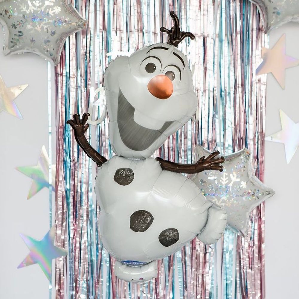 А Шар фигура Холодное сердце Олаф, 25"/63см * 25"/63см