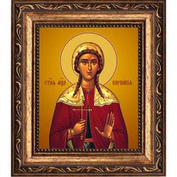 Кириакия Римская мученица. Икона на холсте.