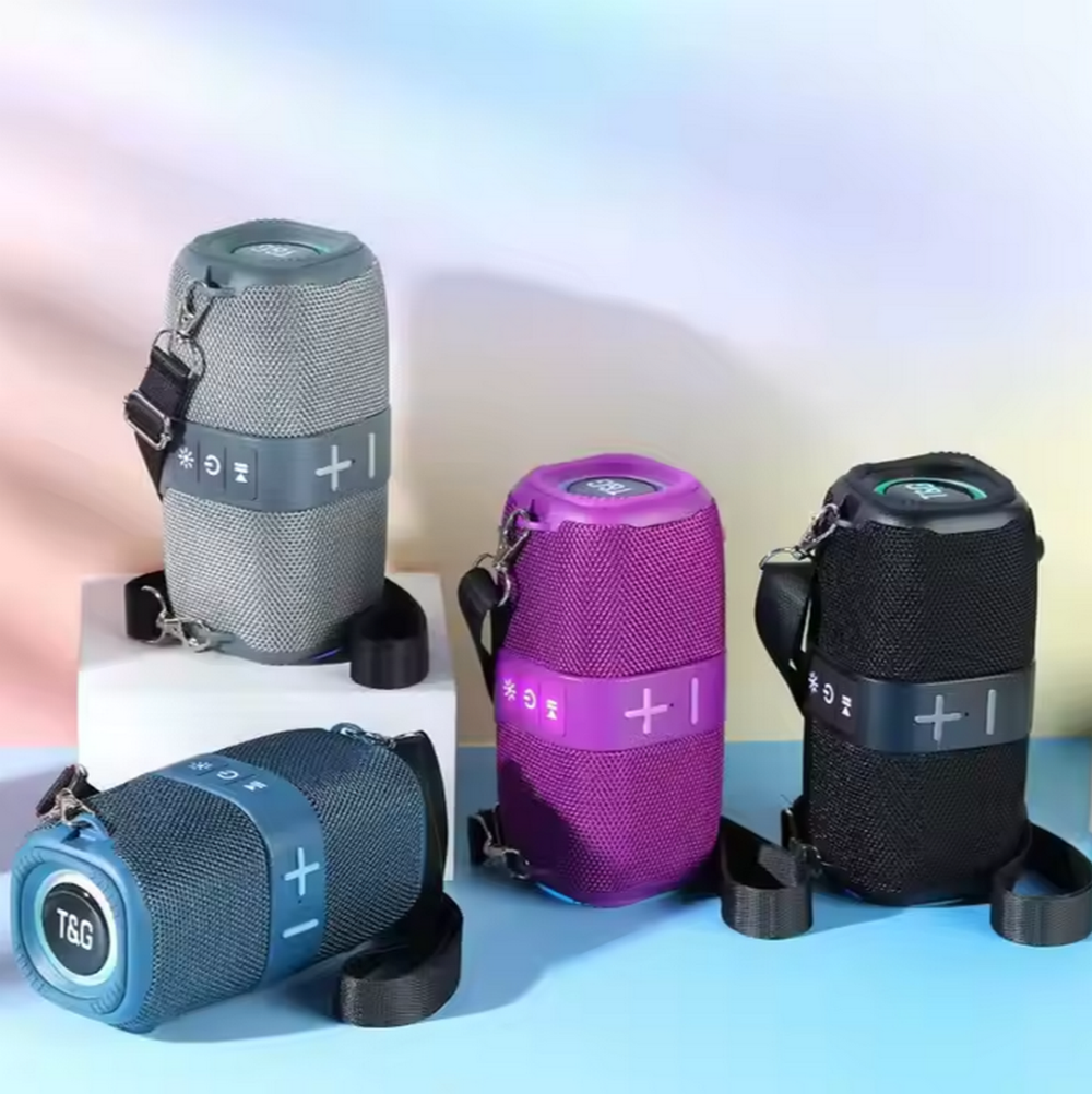 Беспроводная колонка TG-667 (10W TF USB FM) RGB Light