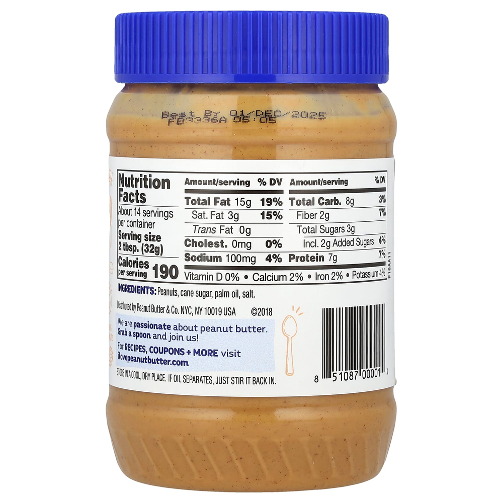 Peanut Butter & Co., Smooth Operator, арахисовая паста, 454 г (16 унций)