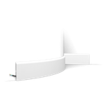 Гибкий напольный плинтус Orac Decor SX184F Duropolymer®