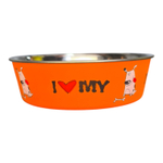 Миска "efox" для питомцев из нержавеющей стали, форма чаша