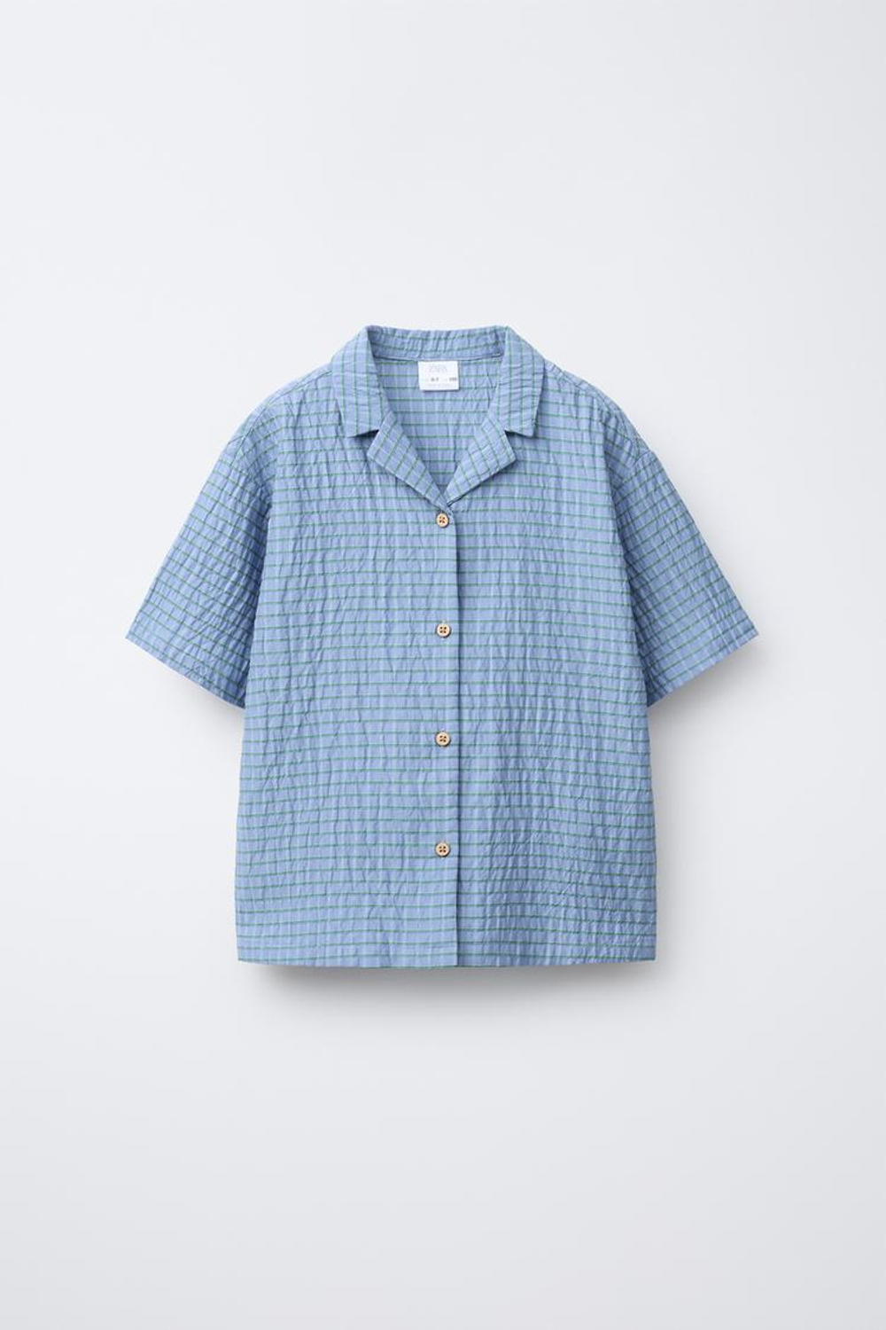 ZARA ПИЖАМА В КЛЕТКУ, СИНИЙ