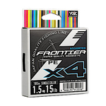 Шнур YGK Frontier X4 PE 100м #1.2  0.185мм 5.5кг 1шт Dark Green
