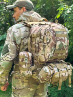 Рюкзак тактический Legioner 55 л с подсумками Cordura 600D Мультикам