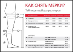 Гольфы 5002, 2 класс компрессии закрытый мысок